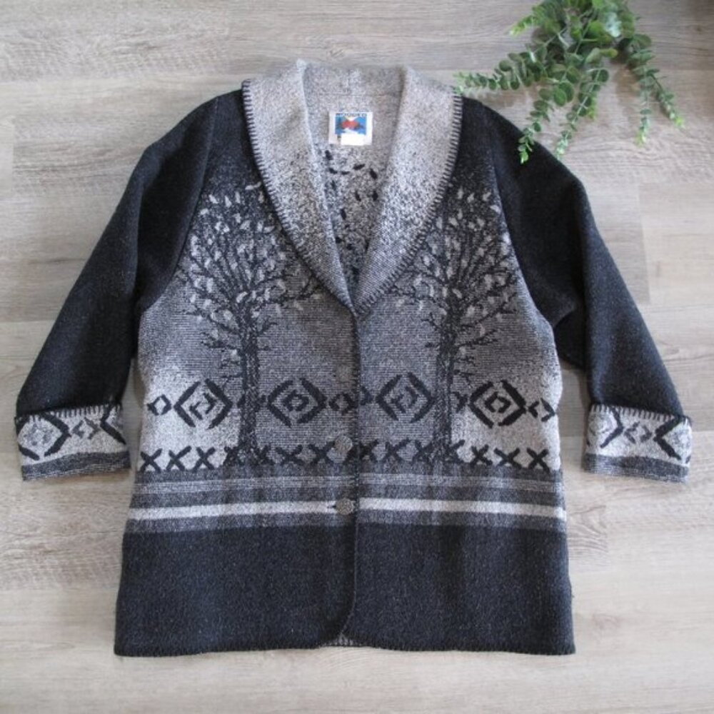 VINTAGE - Wool Blend Oversized Shaket